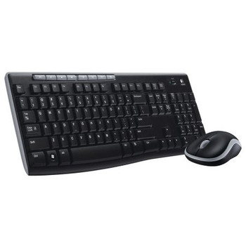Logitech Mk270 Wireless Keyboard And Mouse Desktop Kit Usb Spill Resistant 920-004523