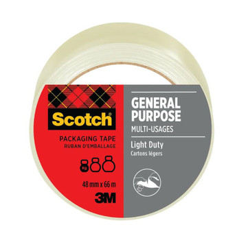 Scotch General Purpose Tape 48Mm X 66M Clear Roll - 7100303338 7100303338