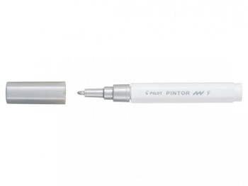 Pilot Pintor Fine Bullet Tip Paint Marker 2.9Mm Silver Single Pen 4902505541612 4902505541612