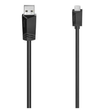 Hama Usb-A To Micro Usb Cable Usb 2.0 1.5 Metre Black 00200608