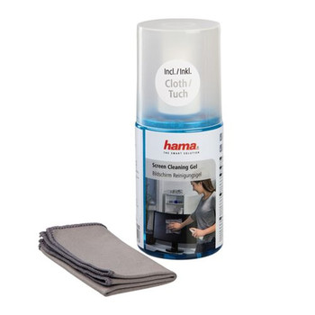 Hama Screen Cleaning Gel 200Ml Microfibre Cloth Included 00078302