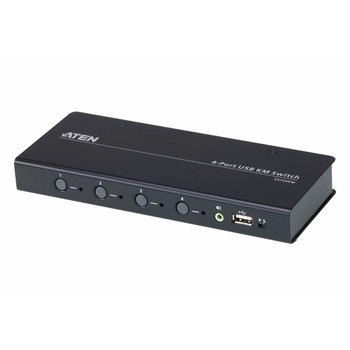 ATEN 4-Port USB KM Switch Black CS724KM