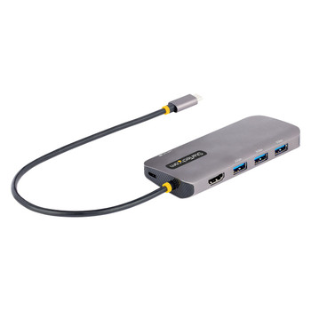 Startech USB C Multiport Adapter 4K 60Hz HDMI Video 3 Port 5Gbps USB Hub 100W Po 127B-USBC-MULTIPORT
