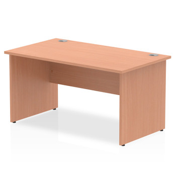 Impulse 1400 X 800Mm Straight Desk Beech Top Panel End Leg I000372 I000372