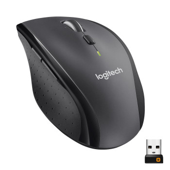 Logitech M705 Marathon Wireless Optical Mouse Dual-Mode Scrolling Customisable B 910-001949