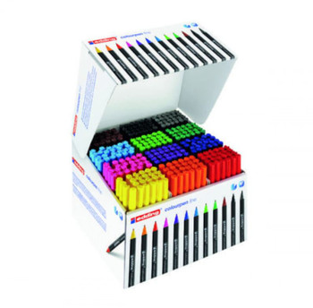Edding Colour Pen Fine Assorted Colours Classpack Pack 288 - 4-51912 4-51912