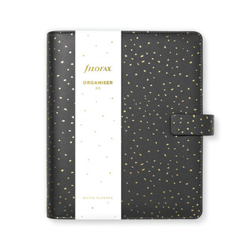 Filofax Confetti Personal Organiser A5 2026 Charcoal 028743 028722