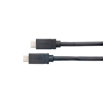 Kramer Electronics C-U32/FF-6 1.8 m USB C USB C USB 3.2 Gen 2 3.1 Gen 2 Black C-U32/FF-6