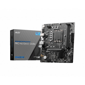 MSI PRO H610M-E DDR4 Intel LGA 1700 Intel� Core� i9 LGA 1700 DDR4-SDRAM 64 GB PRO H610M-E DDR4