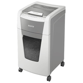 Leitz IQ Autofeed Office 300 Automatic Cross Cut Paper Shredder P4 60L - White 8 80151000