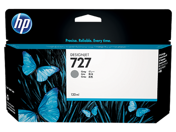 Hp 727 Grey Standard Capacity Ink Cartridge 130Ml - B3P24A B3P24A