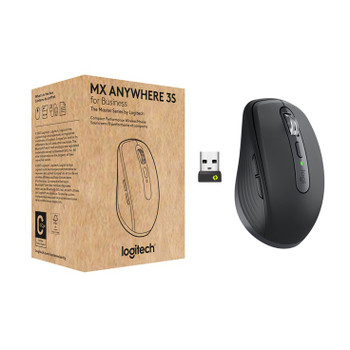 Logitech MX Anywhere 3S for Business mouse Office Right-hand RF Wireless + Bluet 910-006958