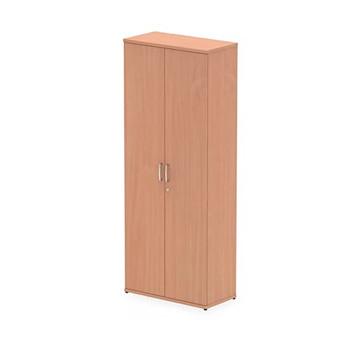 Impulse Wooden Cupboard With Adjustable Shelves W800 X D400 X H2000mm Beech Fini S00004 Impulse Wooden Cupboard With Adjustable Shelves W800 X D400 X H2000mm Beech Fini S00004