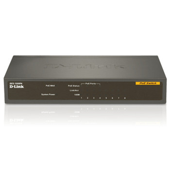 D-Link DGS-1008P Unmanaged Full duplex Power over Ethernet PoE DGS-1008P/B
