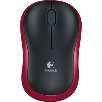 Logitech M185 Red Wireless Mouse 910-002237