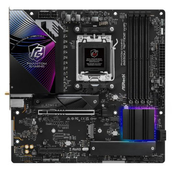 Asrock B850M RIPTIDE WIFI Amd B850 Am5 Micro Atx 4 Ddr5 Hdmi Dp Wi-Fi 7 2.5G Lan B850M RIPTIDE WIFI