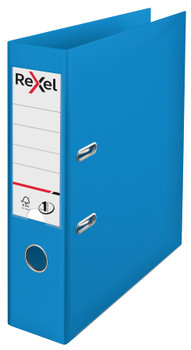 Rexel Choices Lever Arch File Polypropylene A4 75Mm Spine Width Blue Pack 10 211 2115503