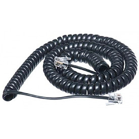 Titan Handset Curly Cord 12ft Black TITAN12FTCURLYBLK