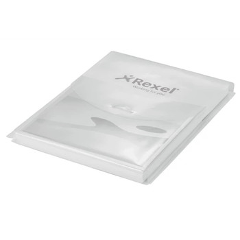 Rexel Nyrex Heavy Duty Extra Capacity Pocket A4 - Glass Clear. Pack 5 2104223 2104223