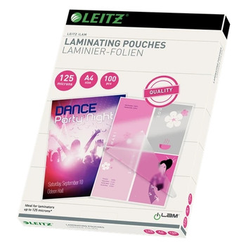 Leitz iLAM Laminating Pouches A4 125 microns 33808 33808