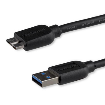 Startech.Com 0.5M Slim Usb 3.0 A To Micro B Cable Mm USB3AUB50CMS