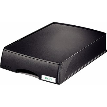 Leitz Plus Letter Tray With Drawer A4/Foolscap Portrait Black 52100095 52100095