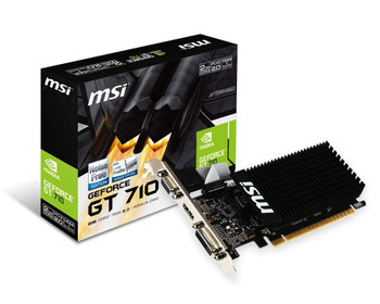Msi Gt 710 Silent 2Gb Ddr3 Low Profile GT 710 2GD3H LP