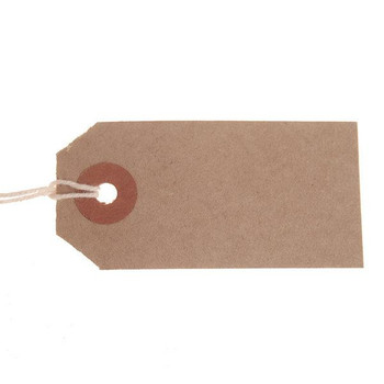 Valuex Reinforced Strung Tag 70X35mm Buff Pack 1000 T257761 T257761