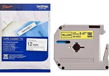 Brother MK631BZ Black on Yellow MK631BZ Brother MK631BZ Black on Yellow MK631BZ