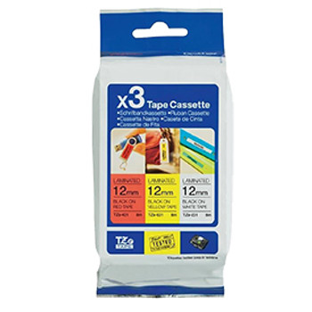Brother TZE31M3 12mm Mutlipack - Pack of 3 Tapes TZE31M3 Brother TZE31M3 12mm Mutlipack - Pack of 3 Tapes TZE31M3