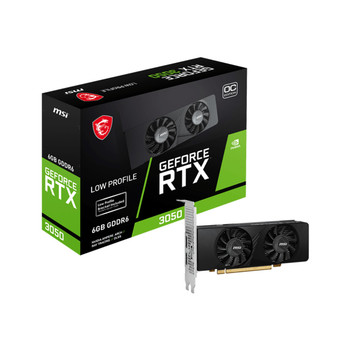 MSI GEforCE RTX 3050 LP 6G OC Geforce RTX 3050 6 GB GDDR6 96 bit 7680 x 4320 pix RTX 3050 LP 6G OC