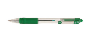 Zebra Z-Grip Retractable Ballpoint 1.0Mm Tip Green Pack 12 22240