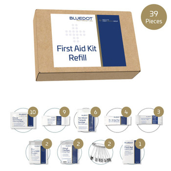 Blue Dot Hse Catering 1-20 Person First-Aid Kit Refill - 20RF 20RF