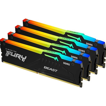 Kingston Fury Beast KF556C40BBAK4-128 128Gb 32Gb X4 Ddr5 5600Mhz Cl40 Dimm Rgb S KF556C40BBAK4-128