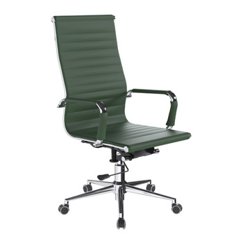 Nautilus Designs Aura Contemporary High Back Bonded Leather Executive Office Cha BCL/9003/FGN