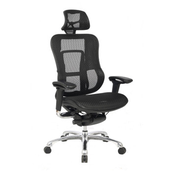 Nautilus Designs Aztec Designer High Back Mesh Synchronous Executive Office Chai BCM/H222/BK