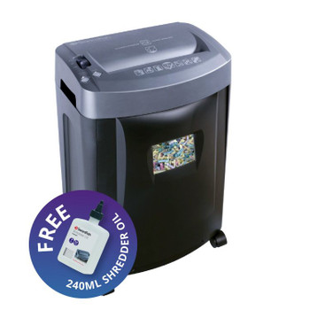 Swordfish 1000XC Cross Cut Shredder with a Free 240ml Bottle of Oil 1000XCOIL