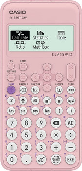 Casio FX-83GTCW Scientific Calculator Pink FX83GTCWPNK