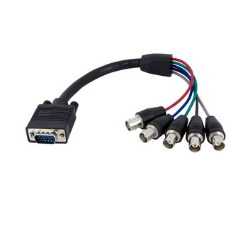 Startech.Com 1Ft Coax Hd15 Vga To 5 Bnc Monitor Cable VGABNCMF1