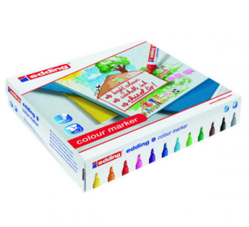 Edding 9 Colour Marker Assorted Colours Classpack Pack 144 - 4-51911 4-51911