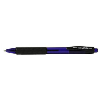 Pentel Kachiri Retractable Ballpont Pen 1.0Mm Tip 0.5Mm Line Dark Blue Pack 12 BK450RDC-C Pentel Kachiri Retractable Ballpont Pen 1.0Mm Tip 0.5Mm Line Dark Blue Pack 12 BK450RDC-C