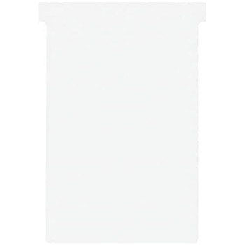 Nobo T-Cards Size 4 Pack of 100 White 2004002 2004002