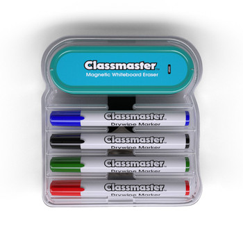 Classmaster Magnetic Whiteboard Organiser With Magnetic Eraser Includes 4 Classm MPHK