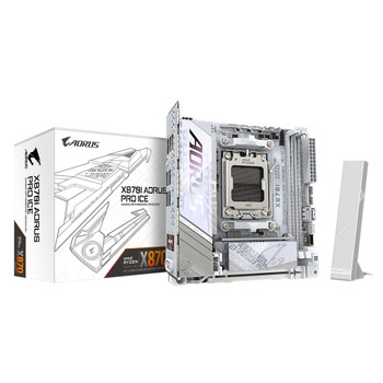 GIGABYTE X870I AORUS PRO ICE Motherboard - Supports AMD Ryzen 9000 Series CPUs 8 X870I AORUS PRO ICE