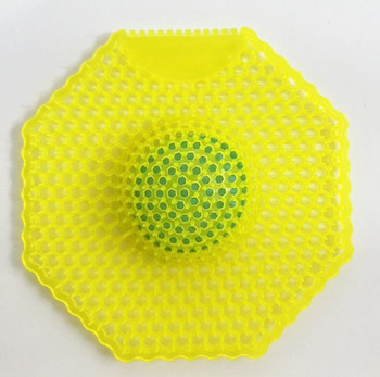 Hexagon 60 Day Urinal Screen Mat Lemon - 1009118 1009118