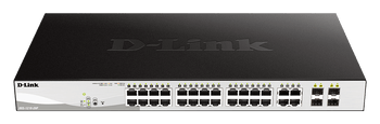 D-Link DGS-1210-28MP Managed L2 Gigabit Power Over Ethernet 1U Network Switch DGS-1210-28MP