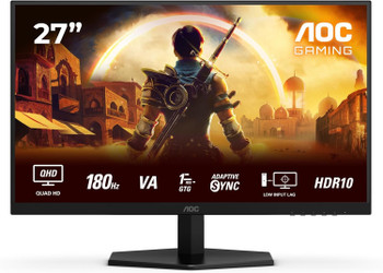 Aoc G4 27 " 2560 X 1440 Pixels Quad Hd Fast Va Panel Hdmi Displayport Adaptive S Q27G42XNE