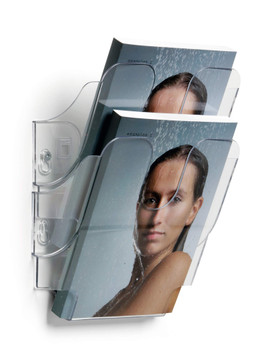 Durable Flexiplus 2 A5 Portrait Literature Holder Wall Mounted Document Holder C 1709013400