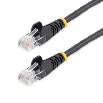 StarTech.com Cat5e Ethernet Patch Cable with Snagless RJ45 Connectors - 7 m Blac 45PAT7MBK StarTech.com Cat5e Ethernet Patch Cable with Snagless RJ45 Connectors - 7 m Blac 45PAT7MBK