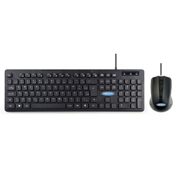 Origin Storage KU350-OS keyboard Mouse included Home/Office USB QWERTY English KU350UK-OS